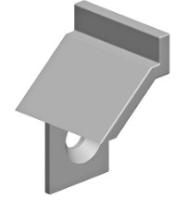 ALUTECH:401714200 - Заглушка нижняя  WD-40.01L-BR фотография