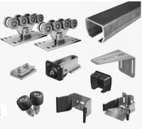 Комплект фурнитуры Alutech для откатных ворот до 450кг (8м) - неоцинкованная балка фотография